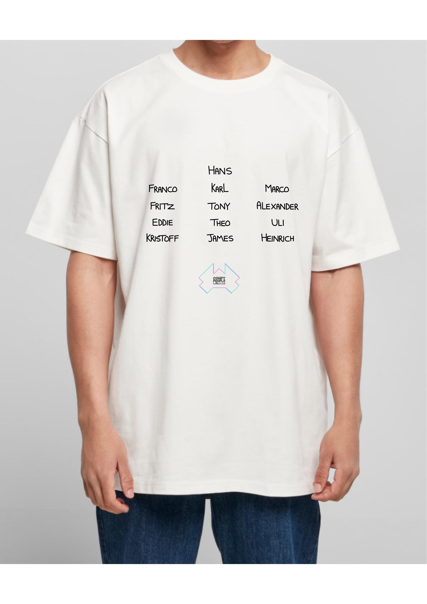 Hans and the gang tee