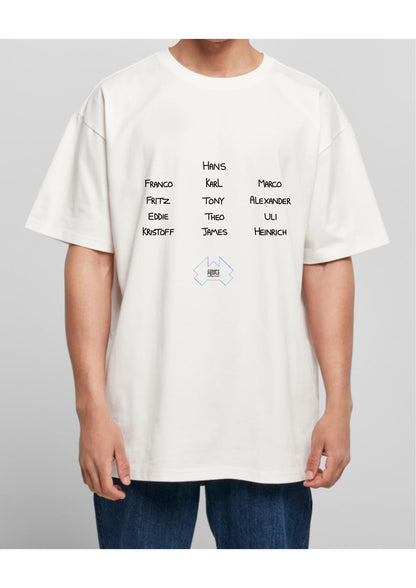 Hans and the gang tee