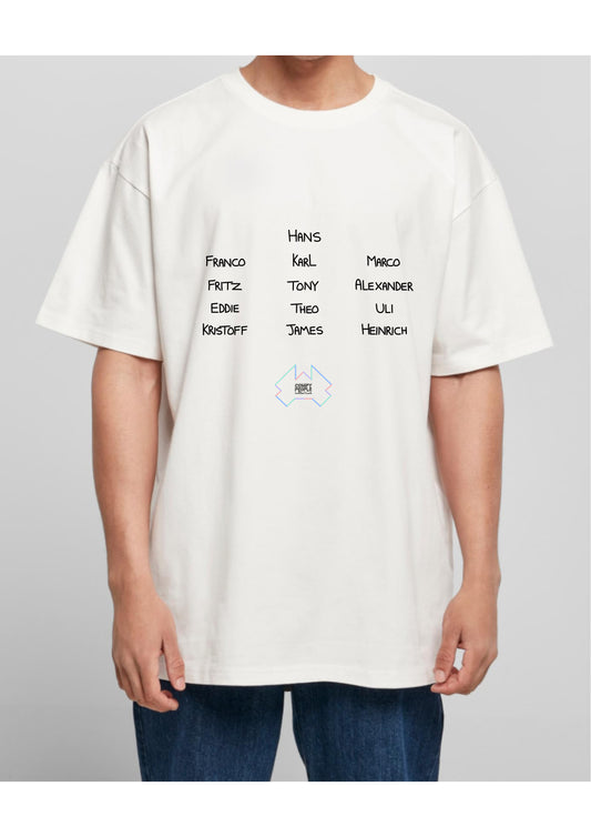 Hans and the gang tee