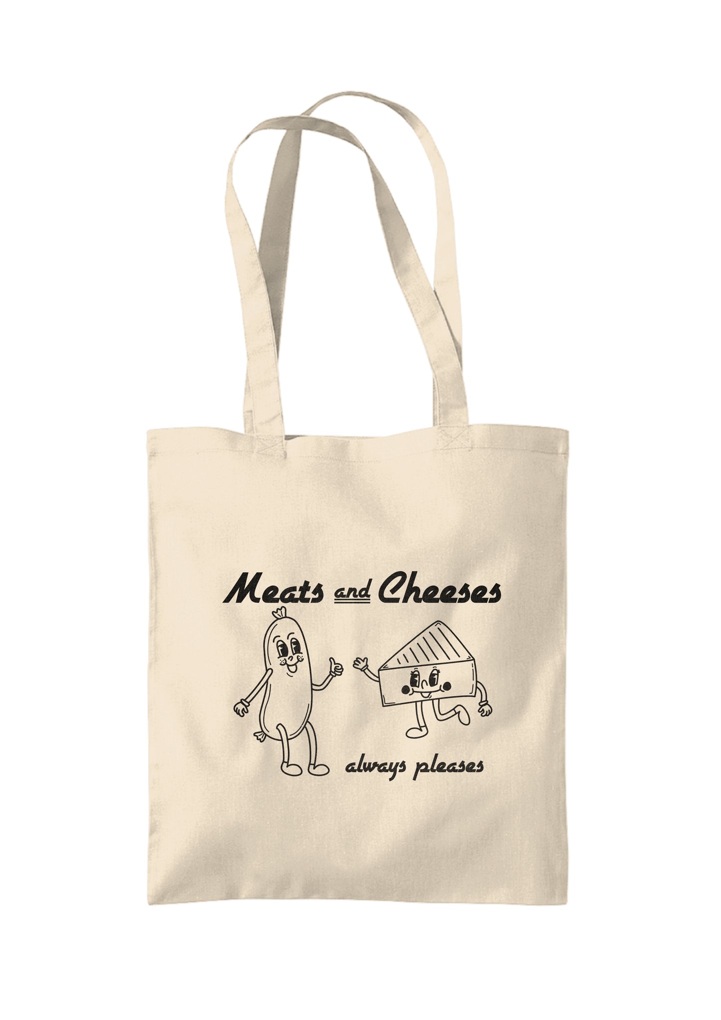 Meats and Cheeses tote bag