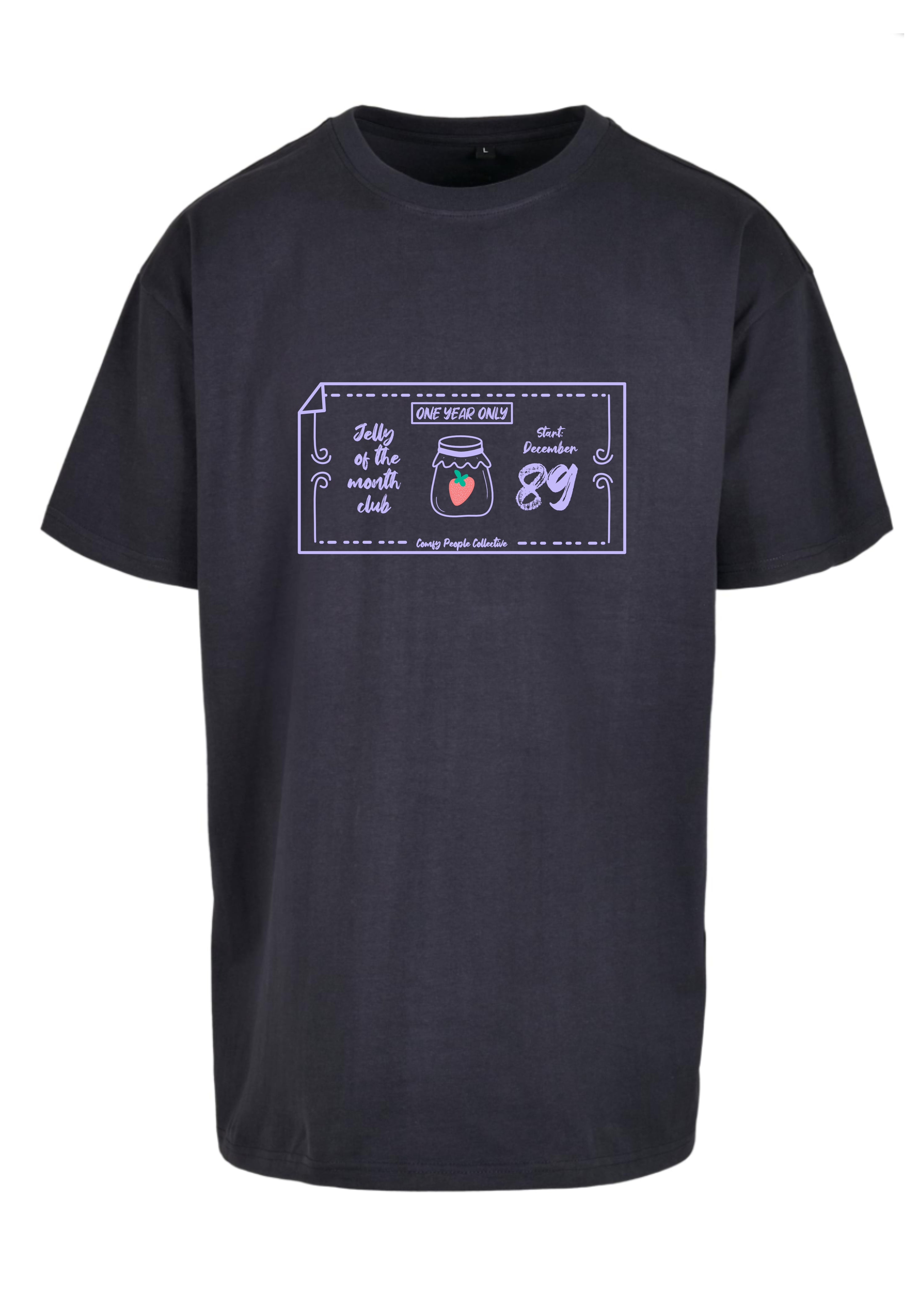 Jelly of the Month Club tee (lilac) – Comfy People Collective